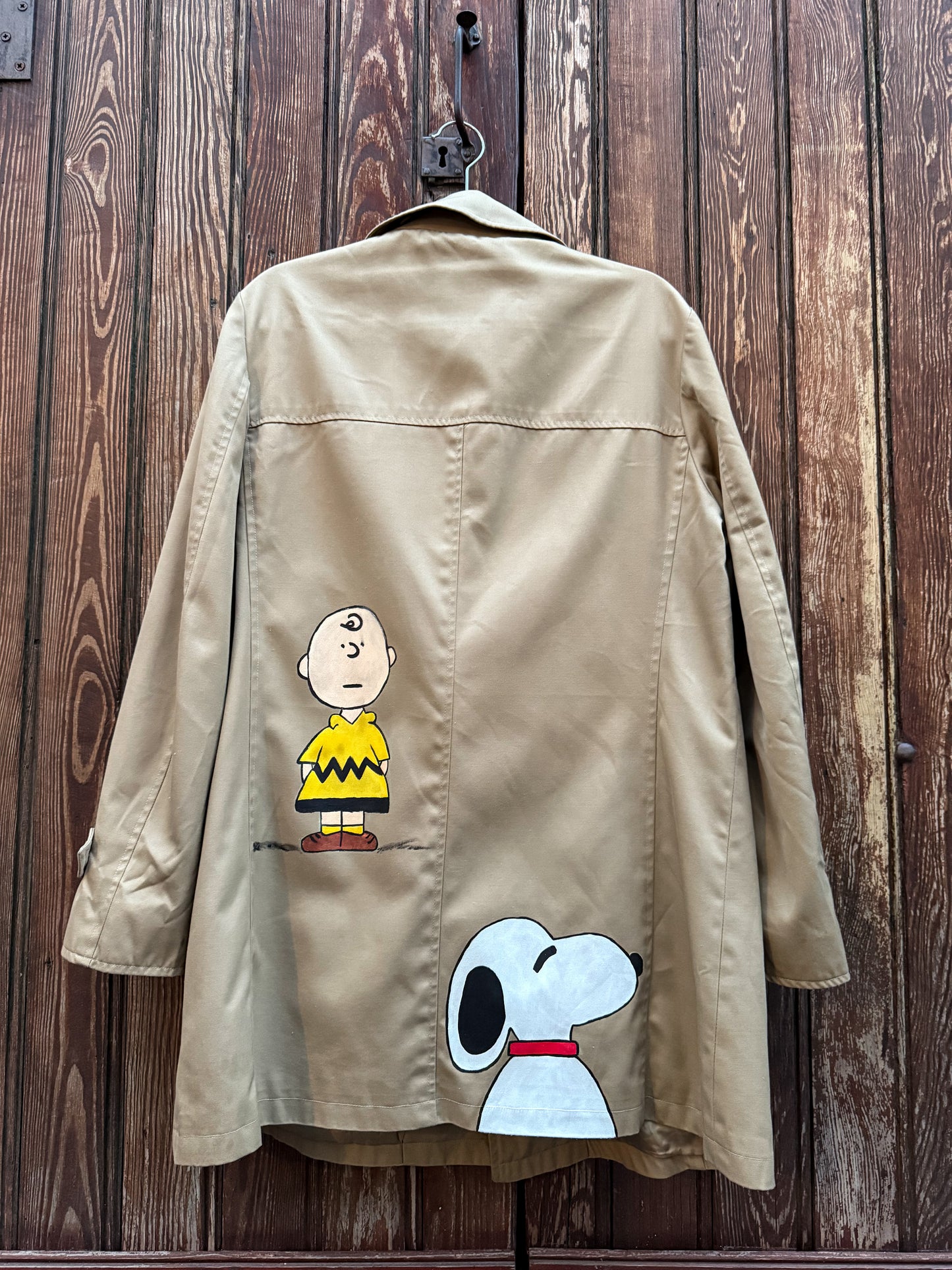Trench doppiopetto ‘Charlie & Snoopy’