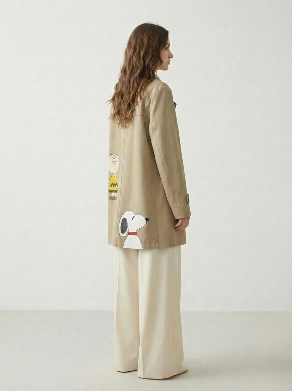 Trench doppiopetto ‘Charlie & Snoopy’