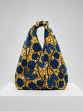 Borsa nodo ‘Cobalt Jungle’ handmade