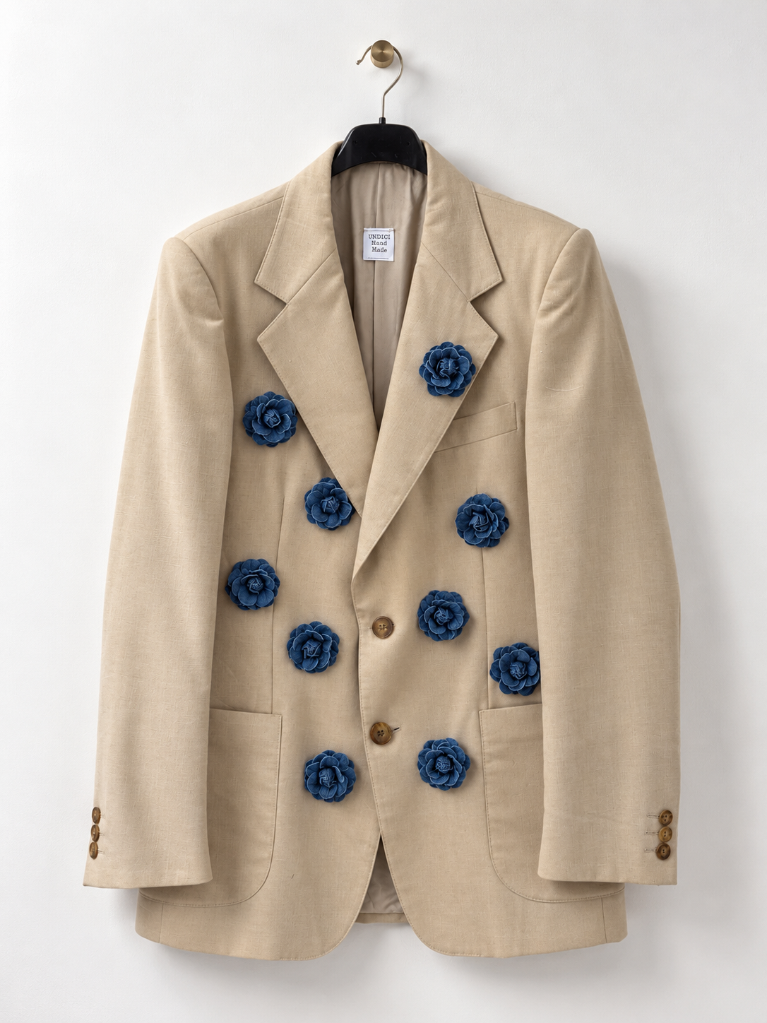 Blazer vintage ‘Denim Flower’