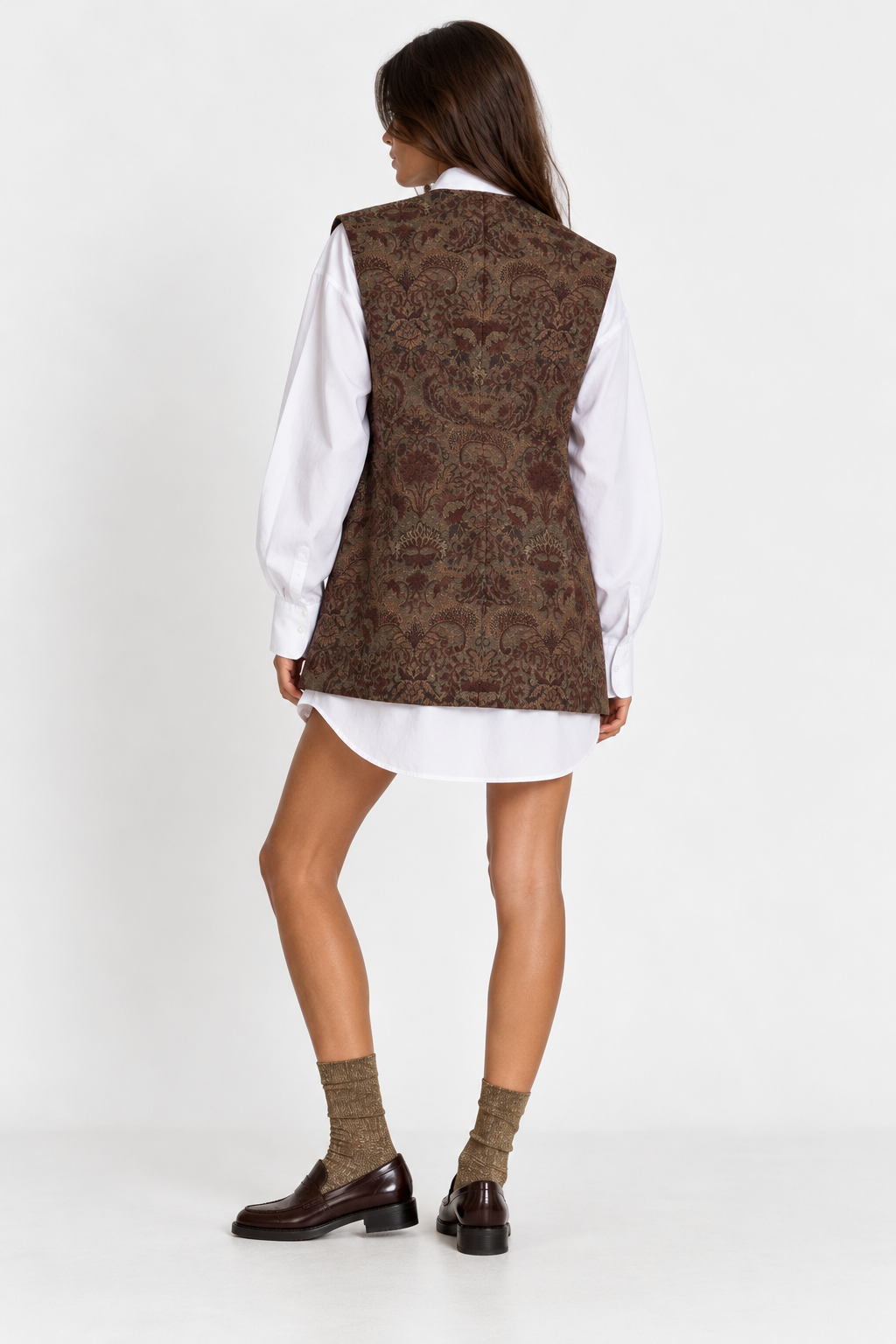 Gilet Vintage Jacquard