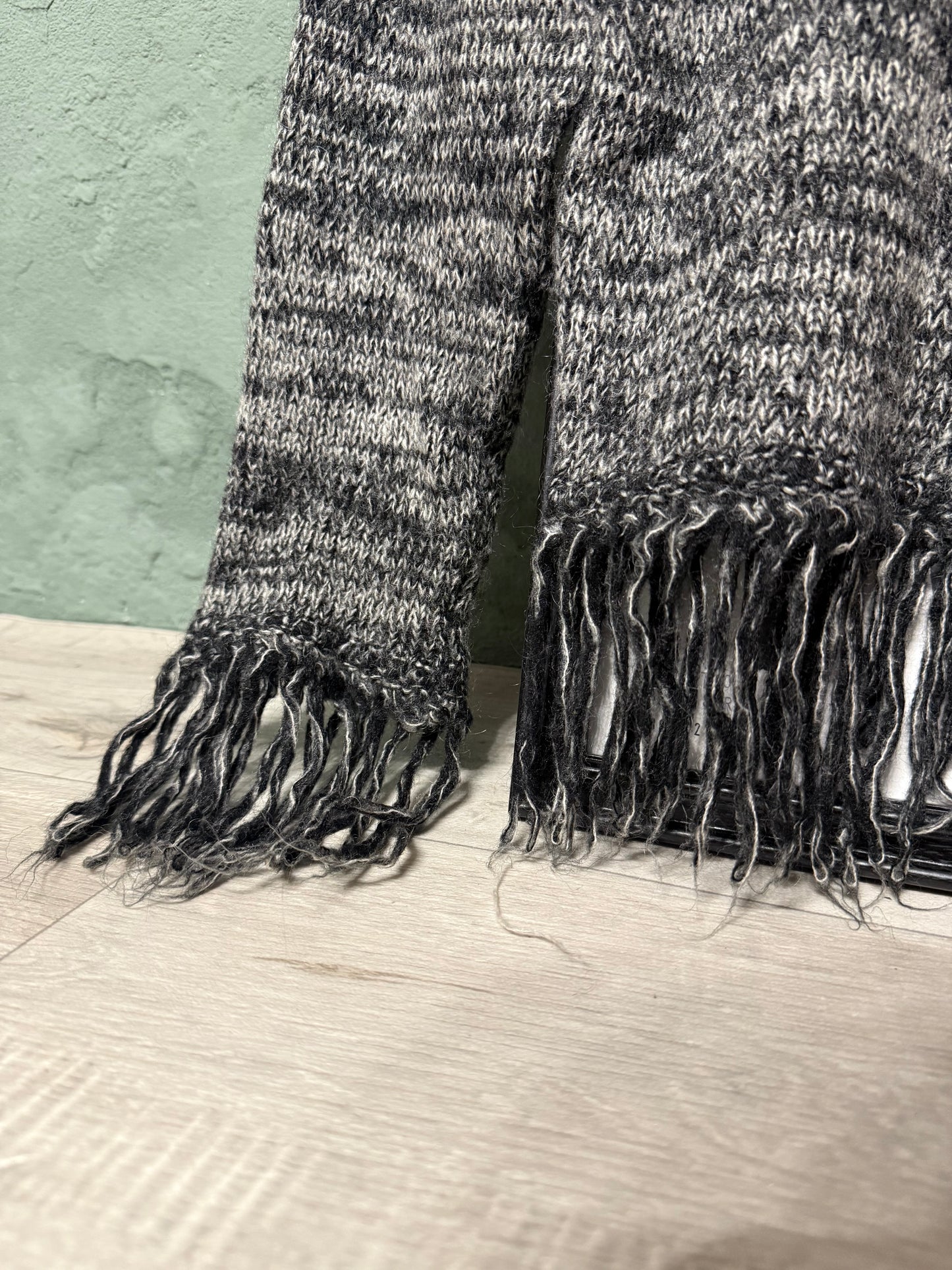 Maglioncino mélange frange