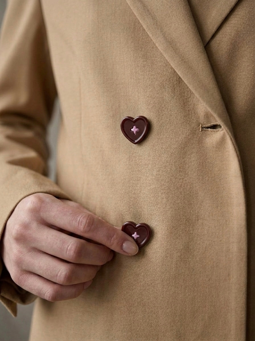 Blazer doppiopetto ‘Ghost Heart’