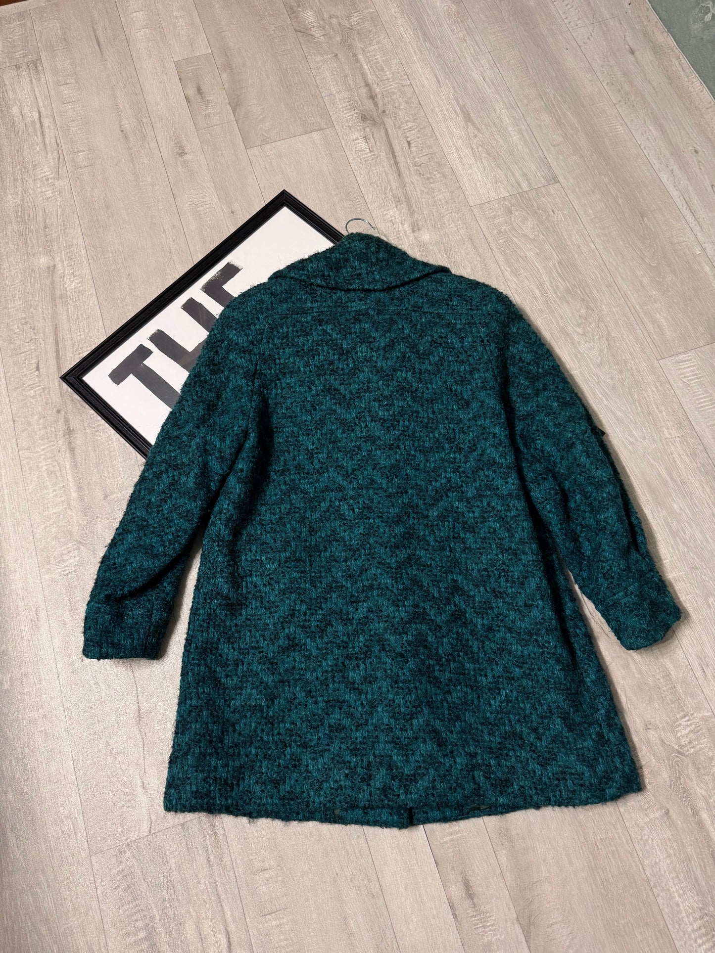 Cappotto tweed Lana Mohair