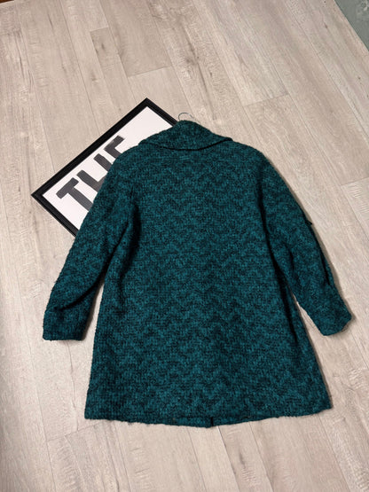 Cappotto tweed Lana Mohair