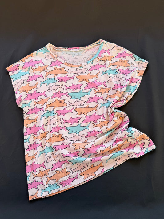 T-shirt squali tg.S/M