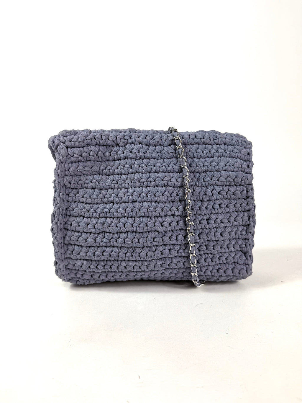 Pochette lavanda con tracolla uncinetto 🍓