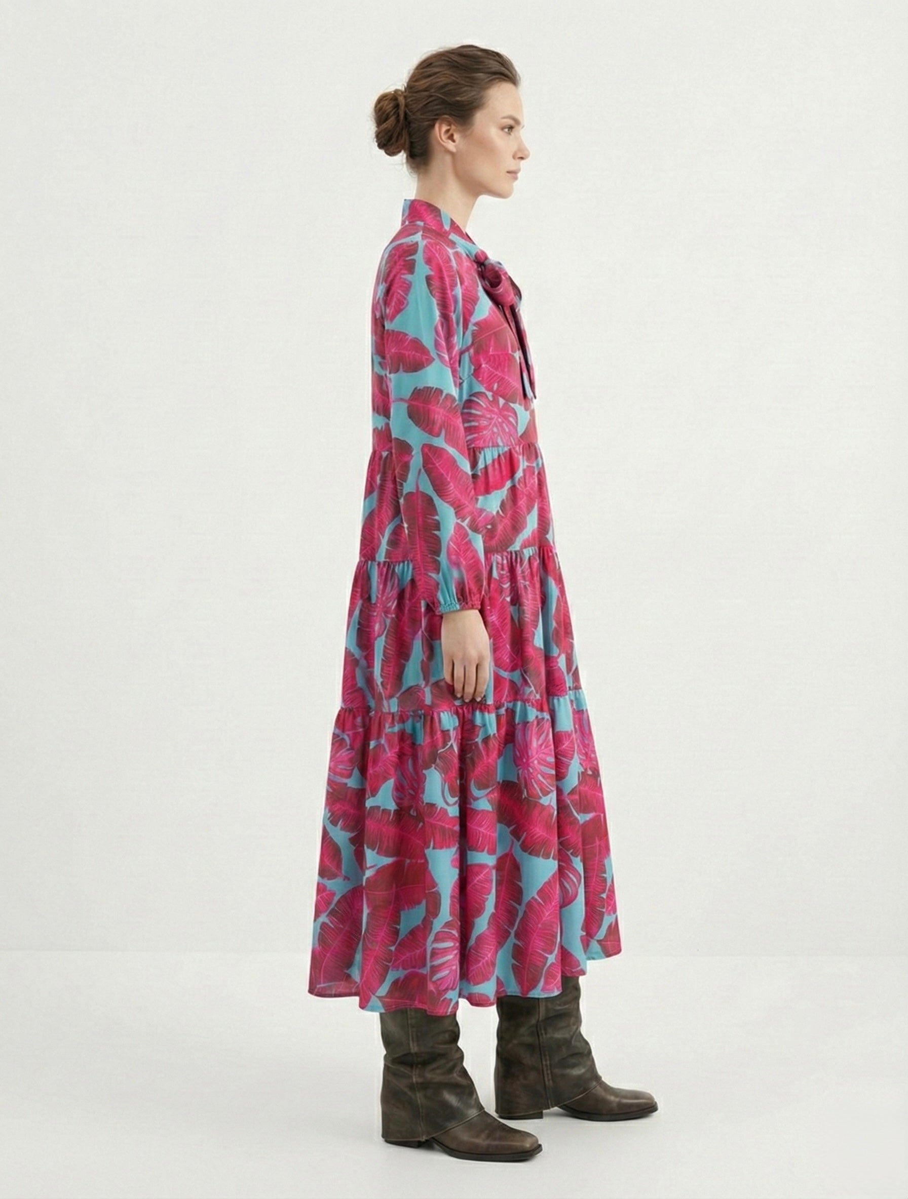 Abito lungo fantasia