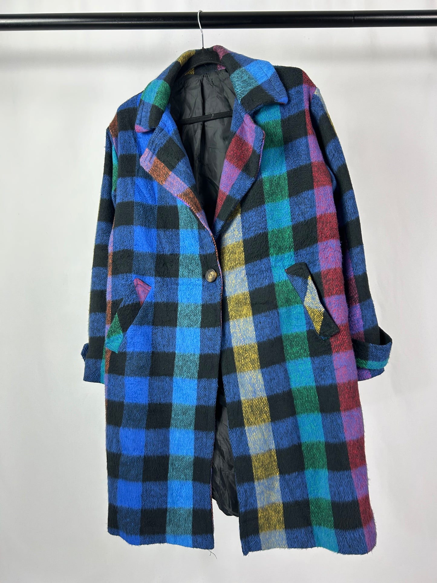 Cappotto tartan multicolor tg.M