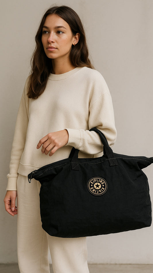 Maxi borsa nylon Kipling