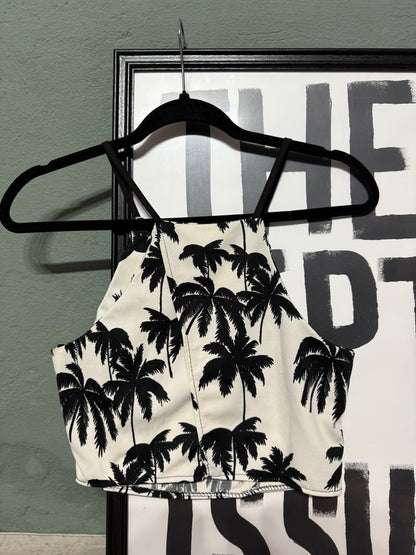 Top cropped Palme tg.S