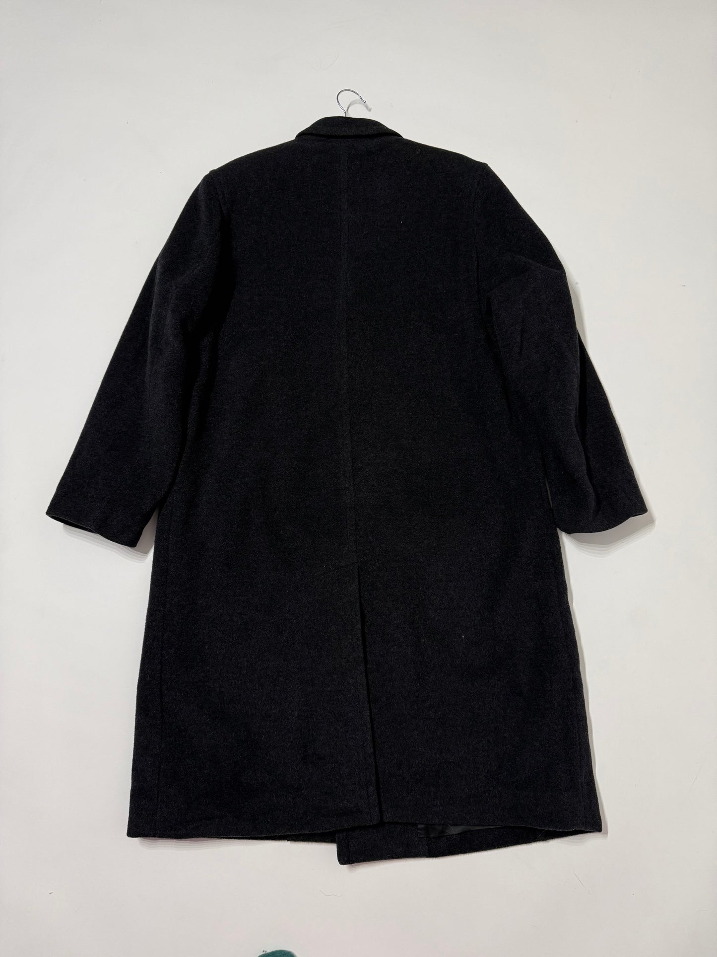Cappotto monopetto 100% lana vergine Hugo Boss antracite