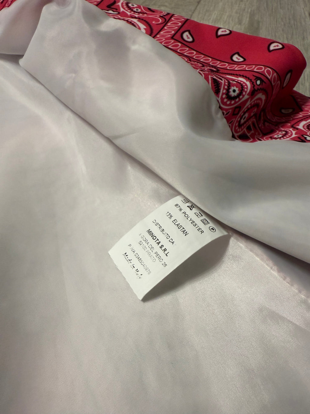 Blazer fantasia paisley