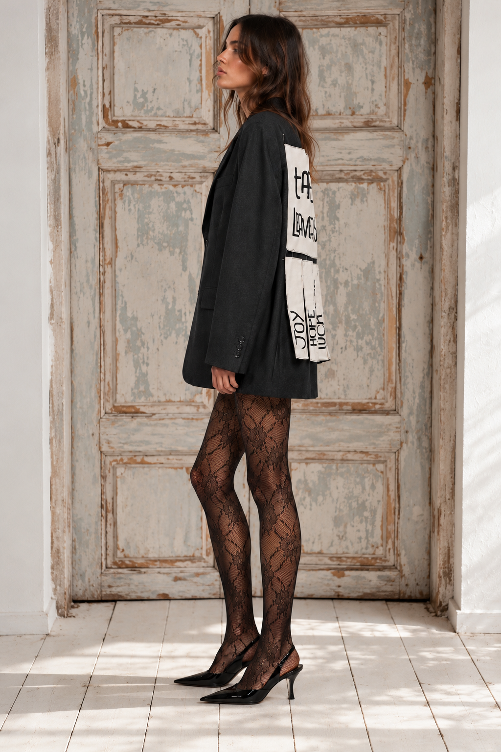 Blazer vintage ‘Take one leave a smile’