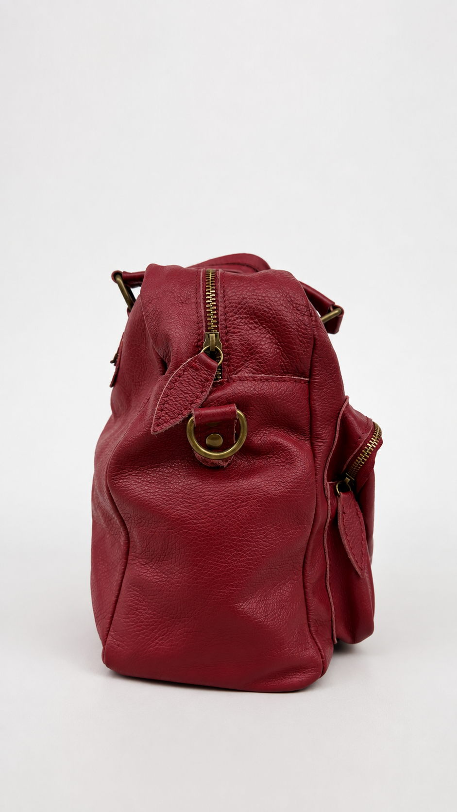 Borsa in pelle ciliegia
