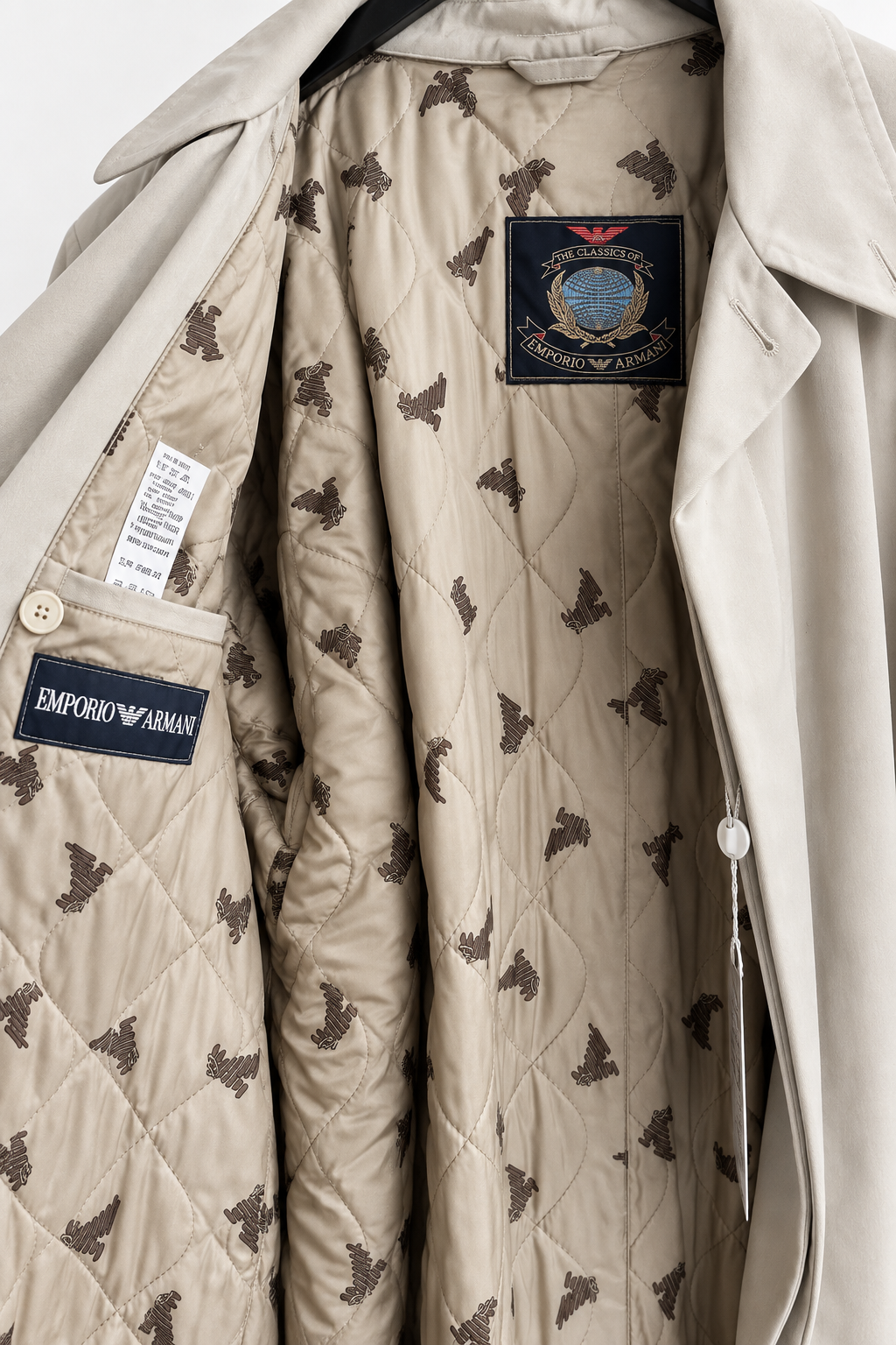 Trench impermeabile Emporio Armani