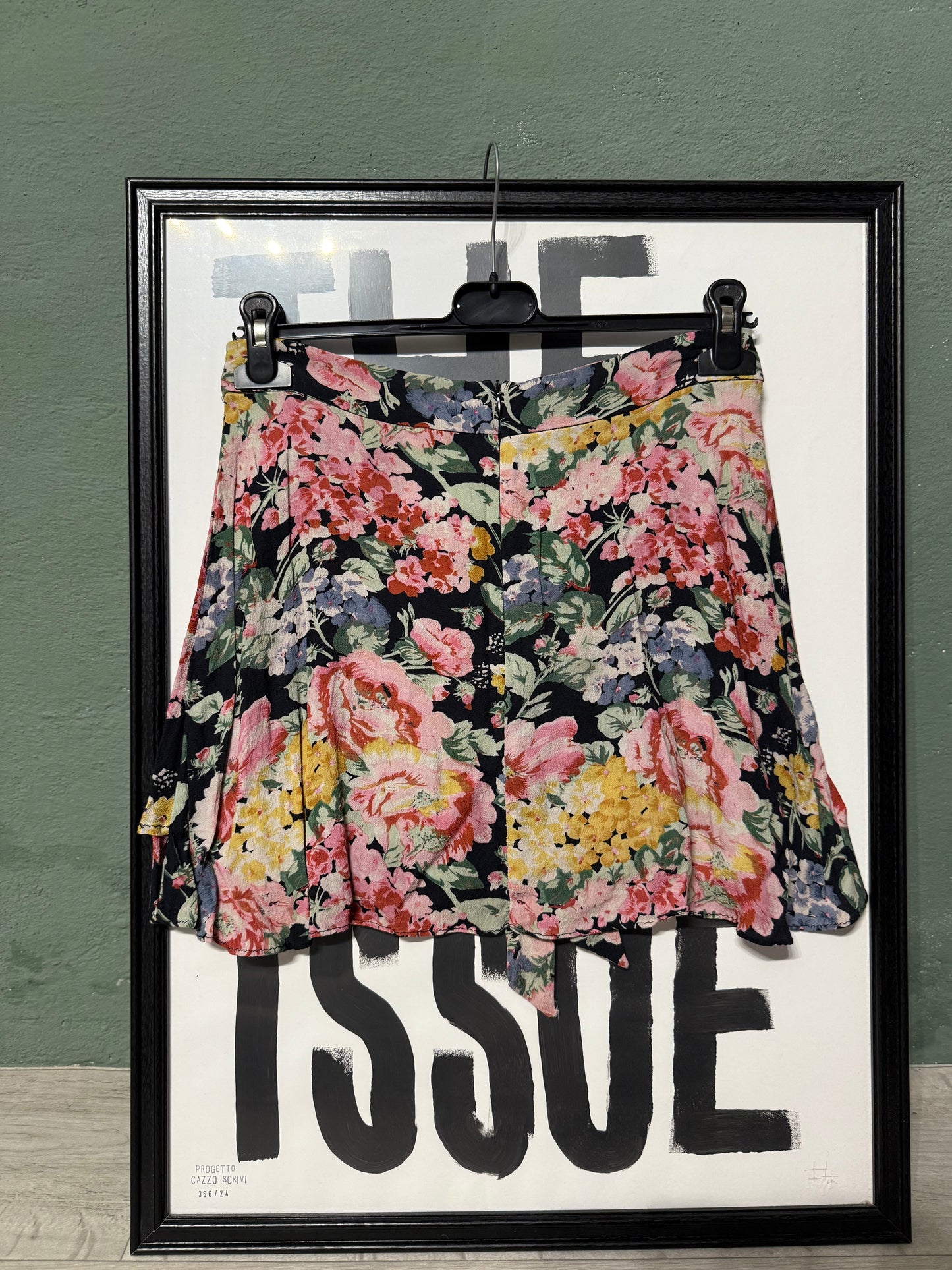 Minigonna fiori Zara