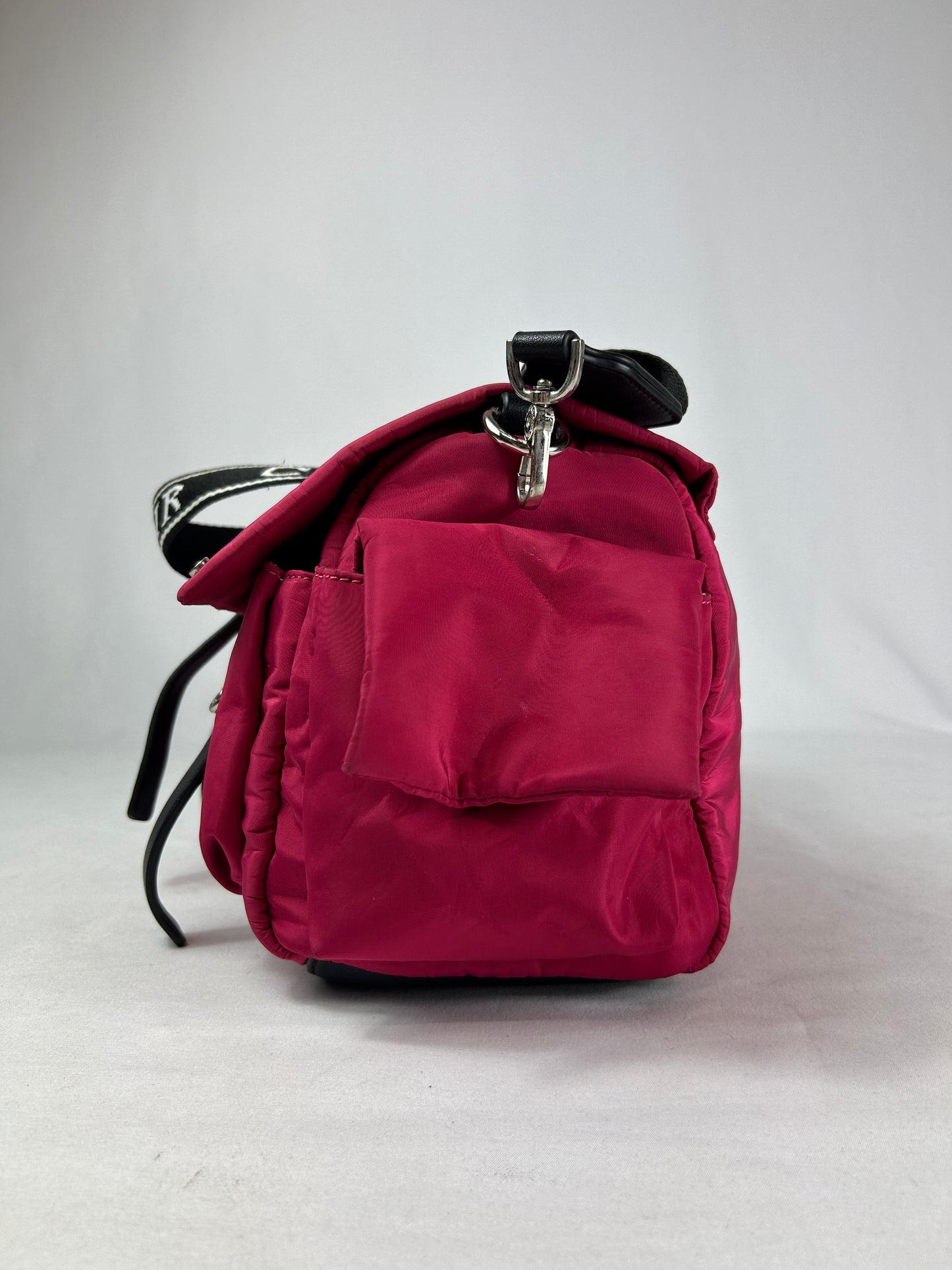 Borsa fuxia nylon tracolla CafèNoir