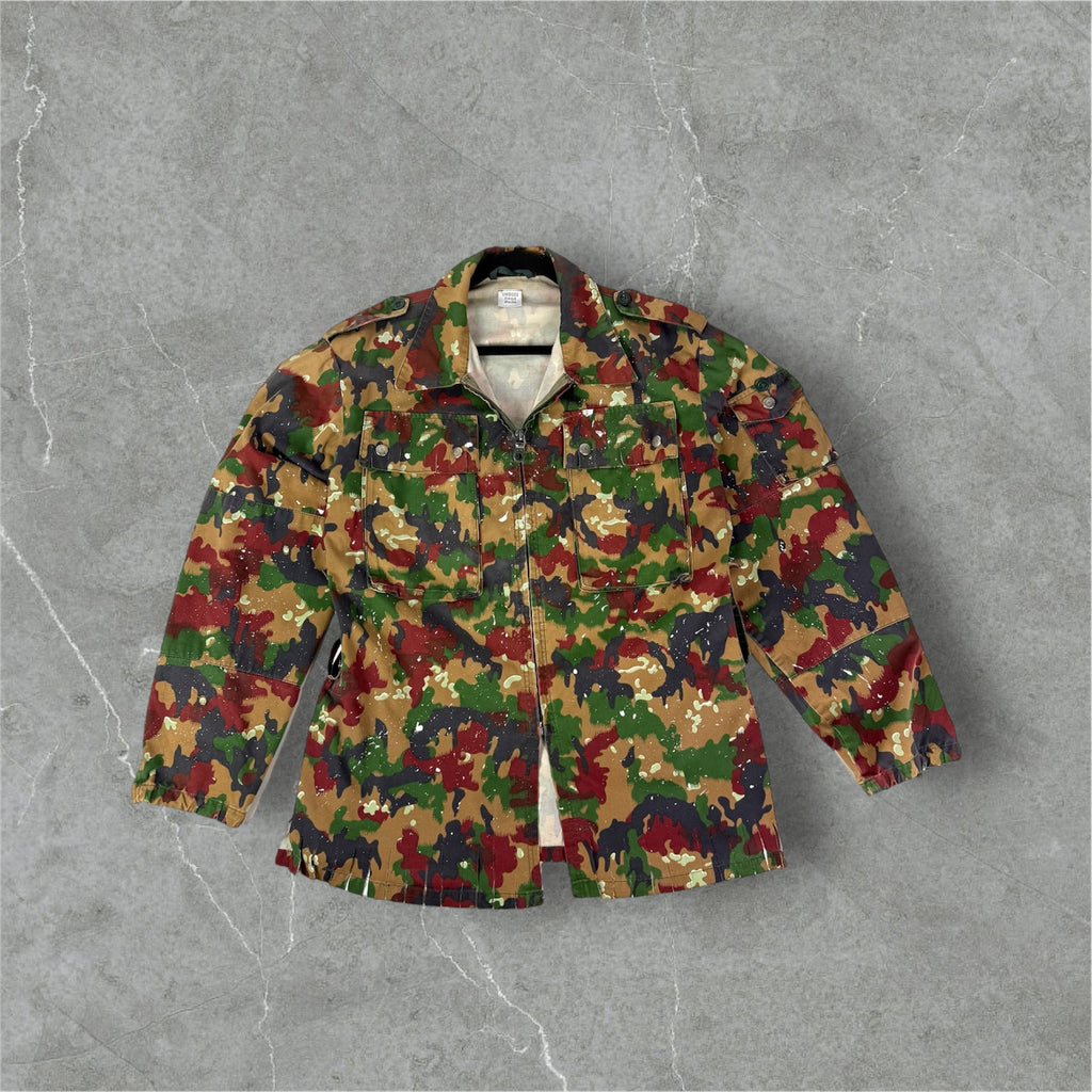 Giacca militare zip ‘Born to be wild’