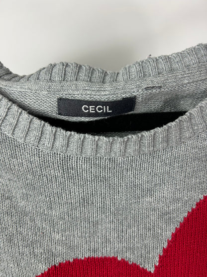Maglione cuore tg.L