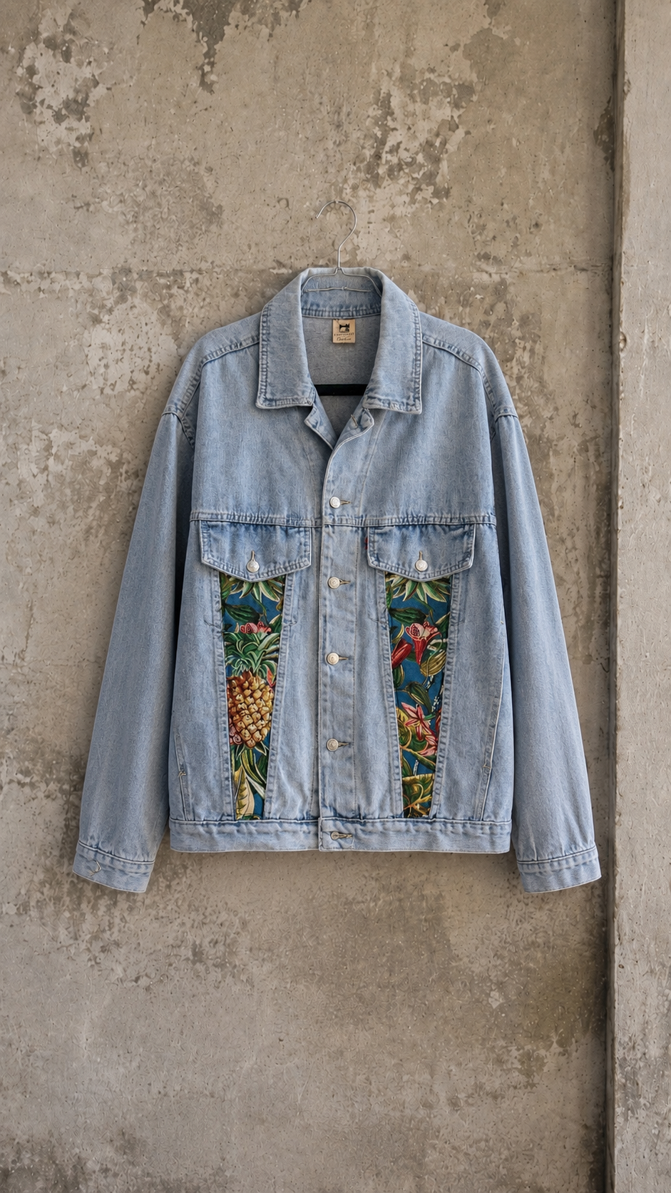 Giacca denim reworked ‘Frida’