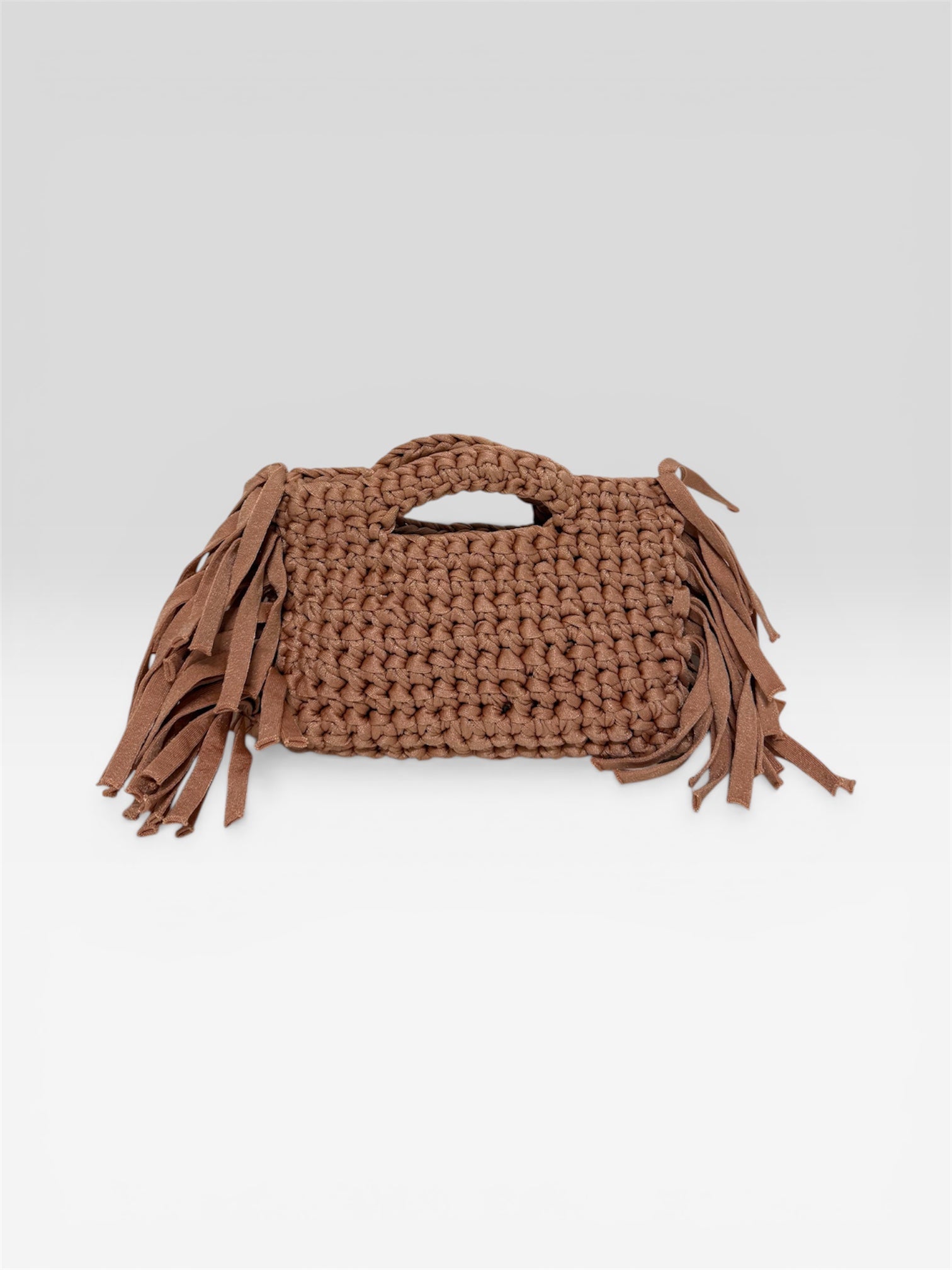 Borsa crochet frange