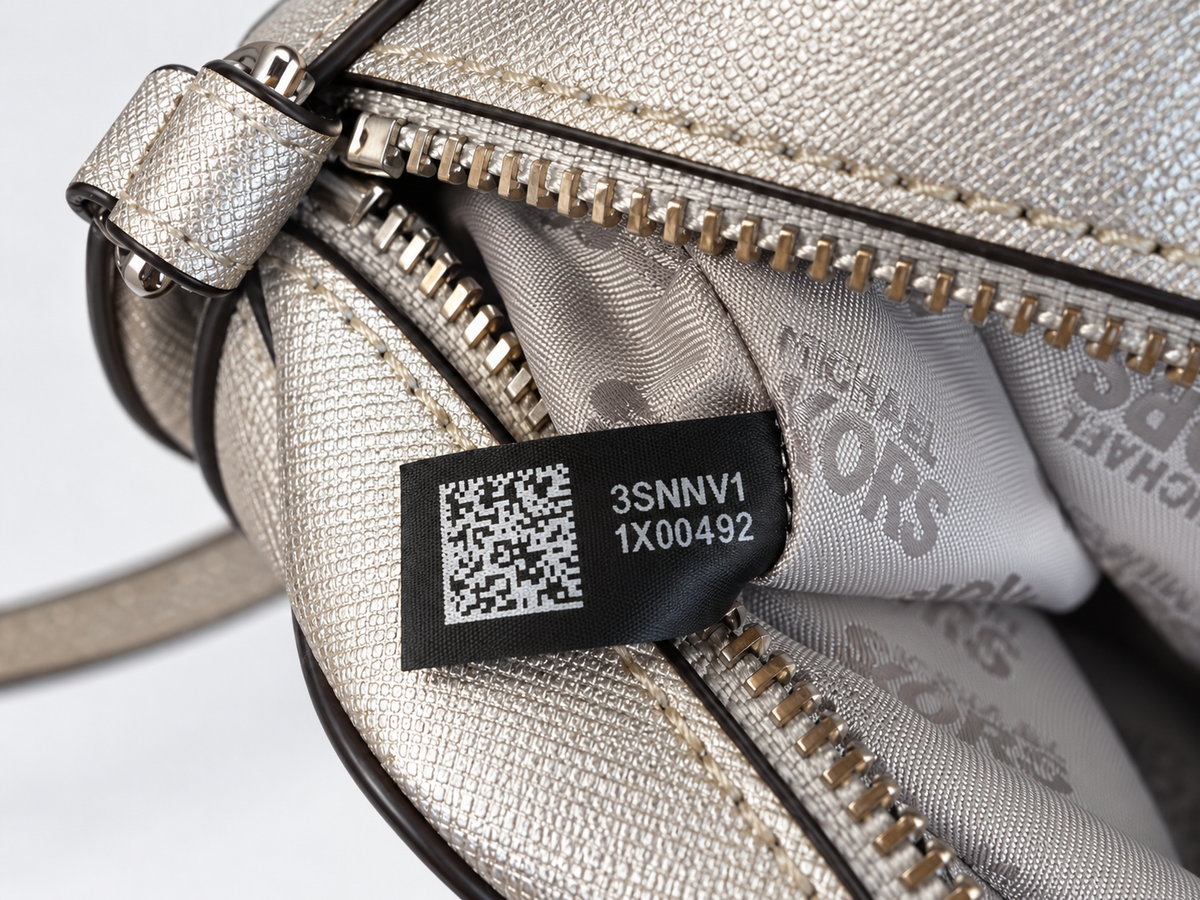 Borsa Michael Kors Crossbody Argento con Borchie