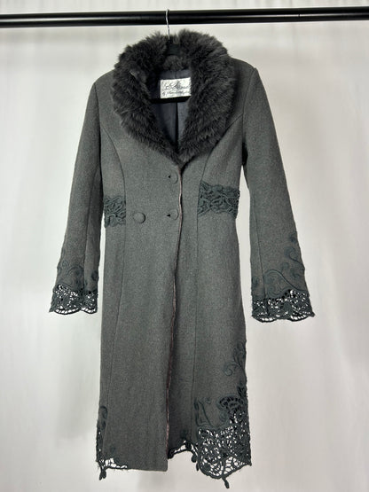 Cappotto macramè tg.XS