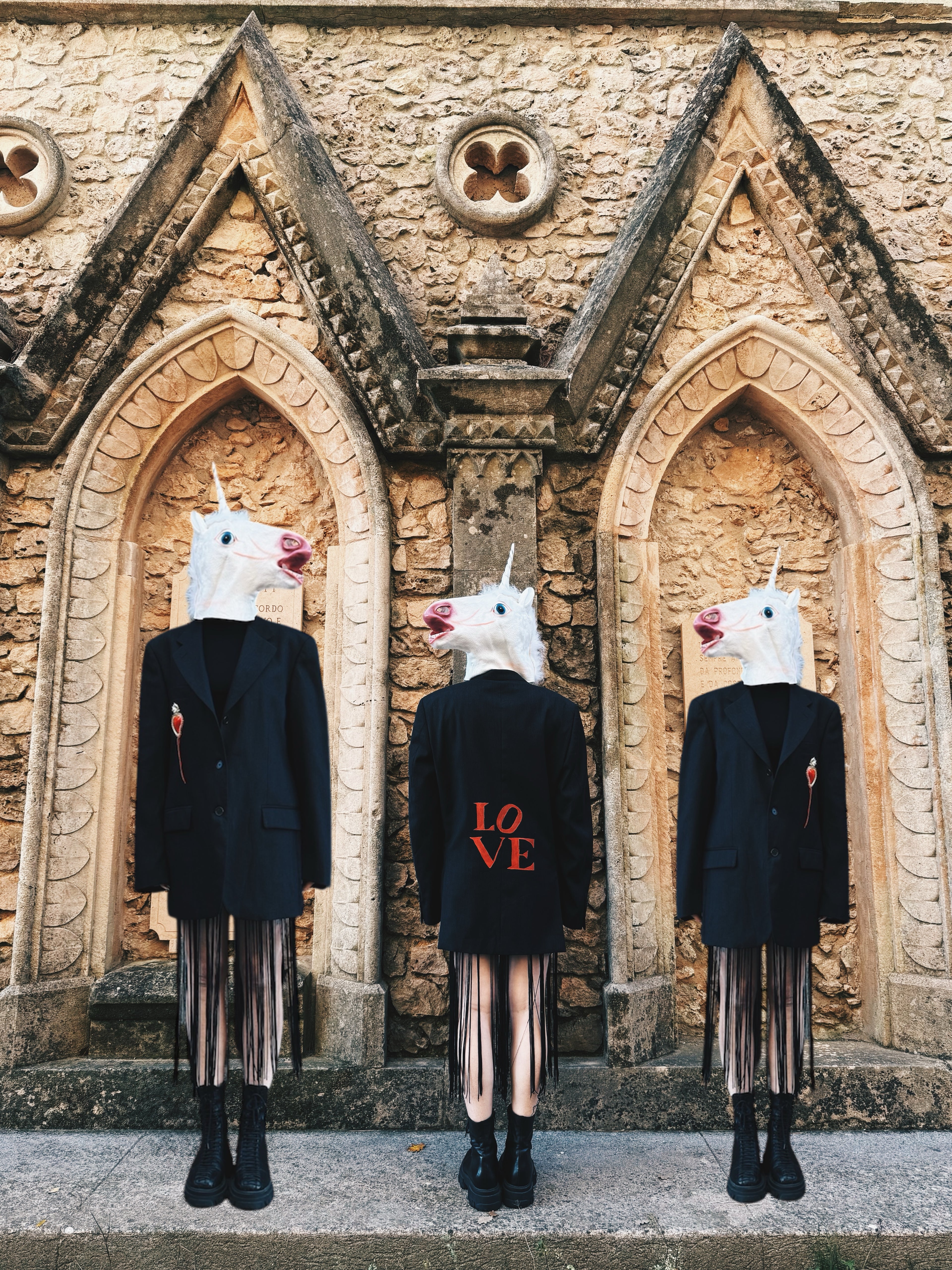 Blazer vintage ‘love’ Sacré-Cœur