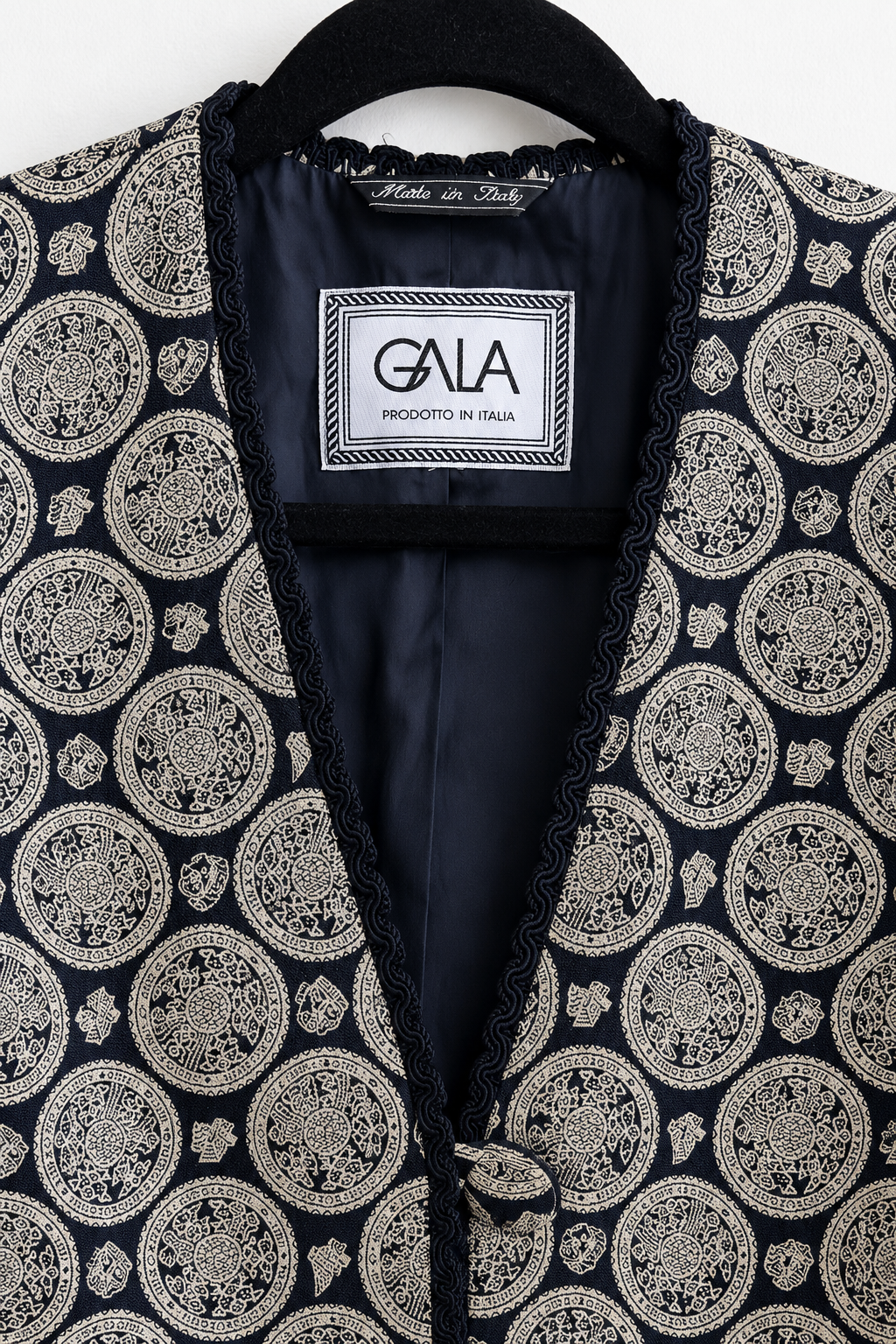Blazer Vintage Made in Italy Jacquard