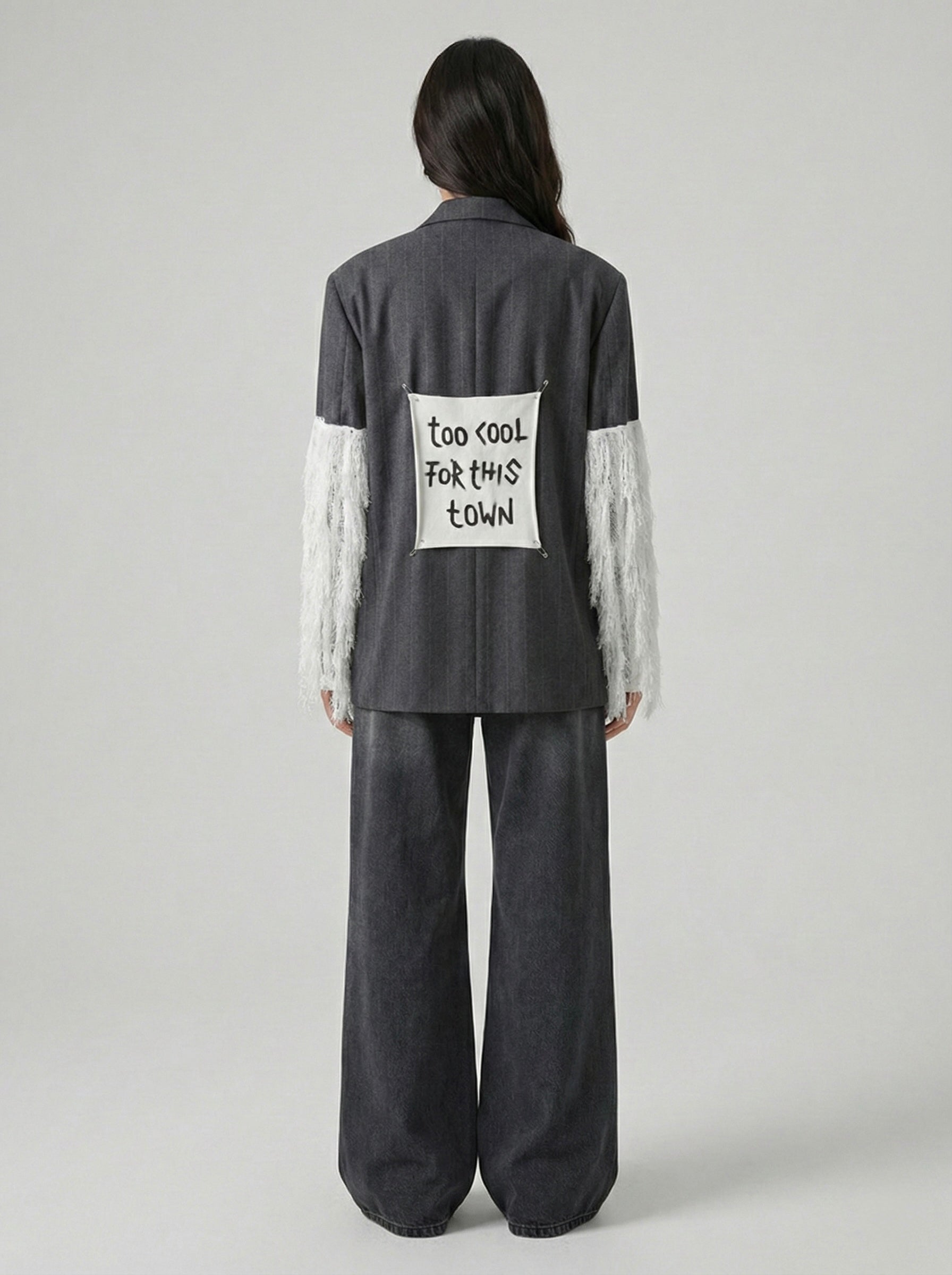 Blazer vintage ‘Too cool’ customized