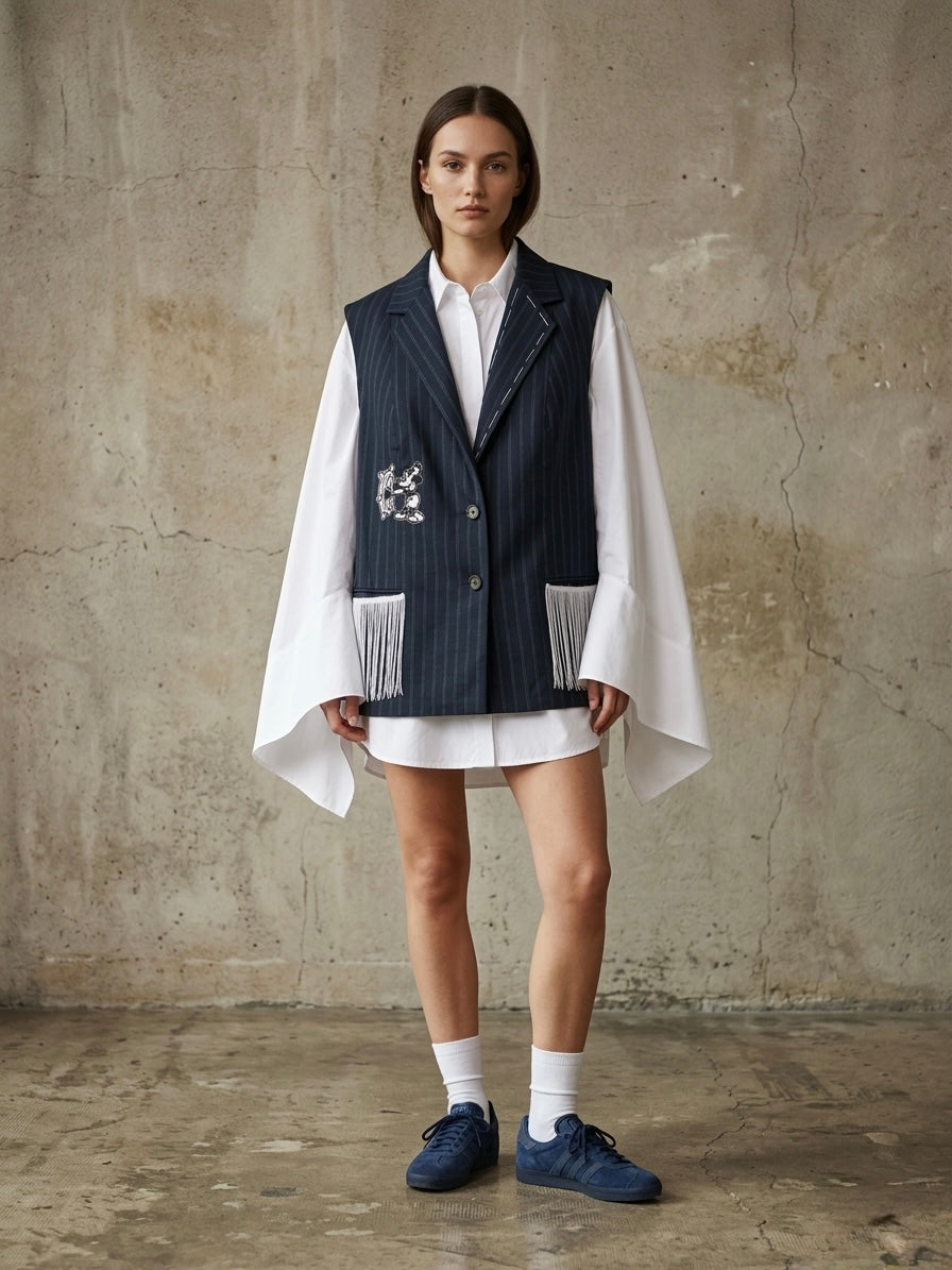 Smanicato gessato ‘Mickey’ reworked