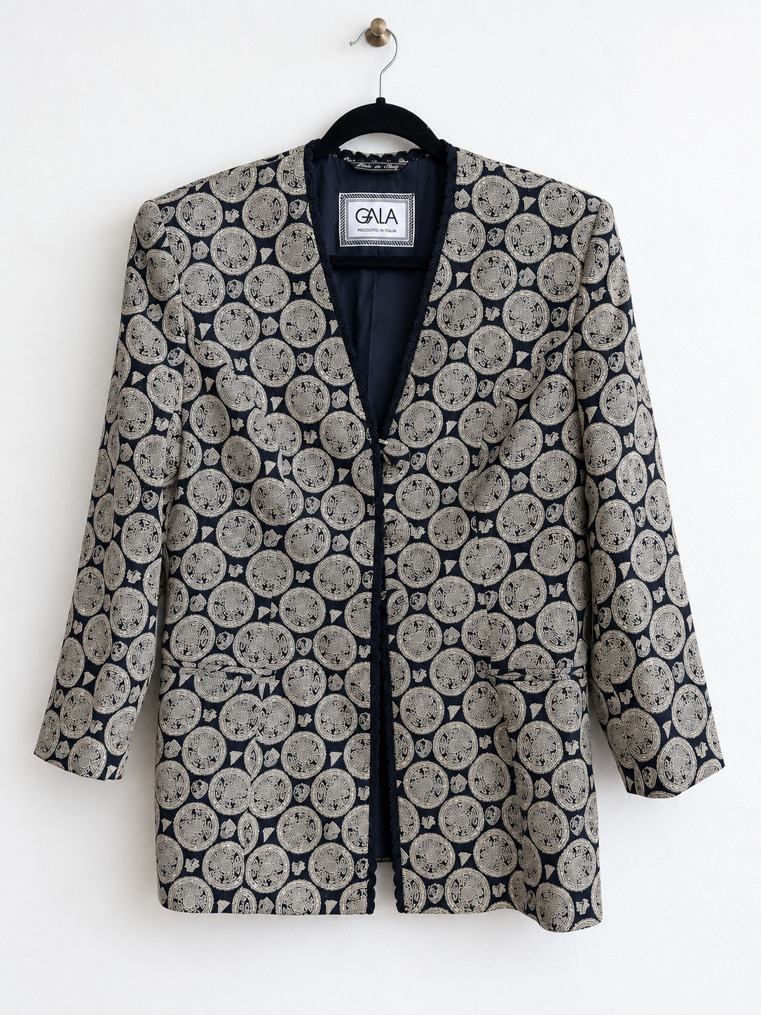 Blazer Vintage Made in Italy Jacquard