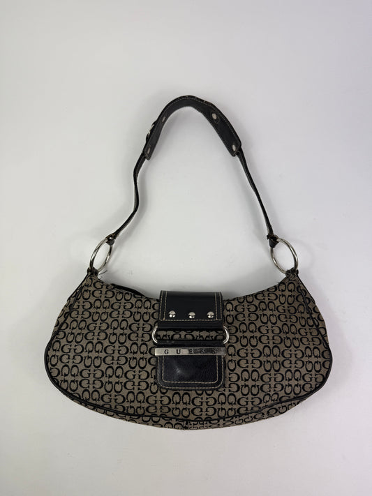 Borsa in tela monogram Guess
