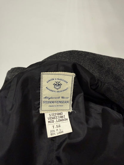 Cappotto monopetto vintage 80% lana