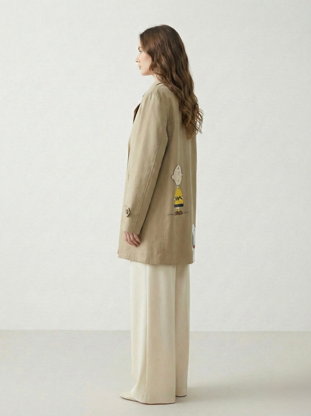 Trench doppiopetto ‘Charlie & Snoopy’