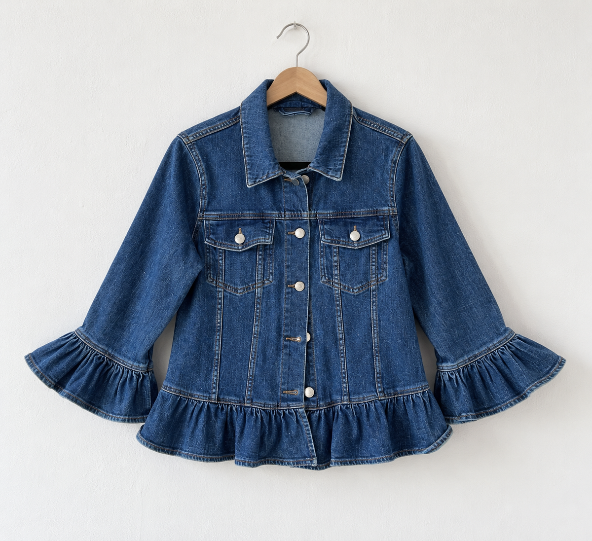 Giacca denim rouge