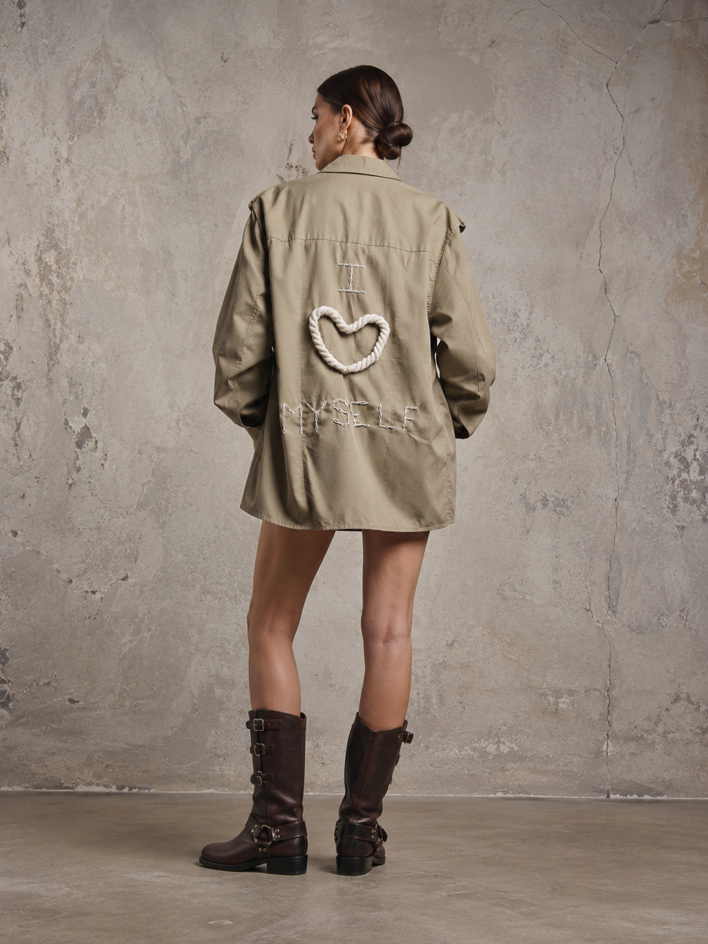 Camicia ‘I love myself’ handmade
