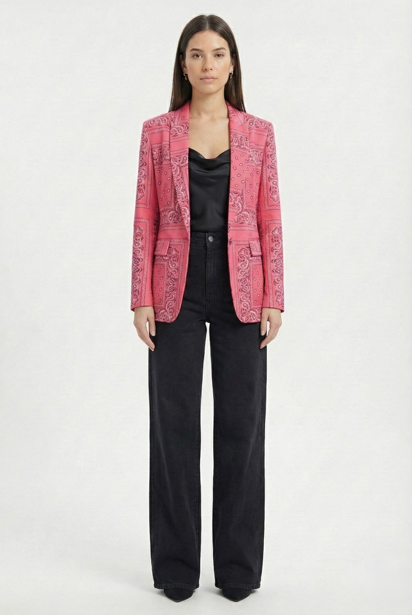 Blazer fantasia paisley