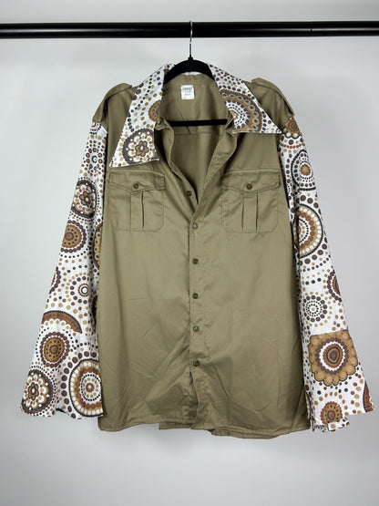 Giacca camicia handmade ‘80s tg.L