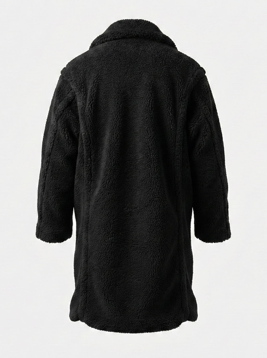 Cappotto teddy doppiopetto