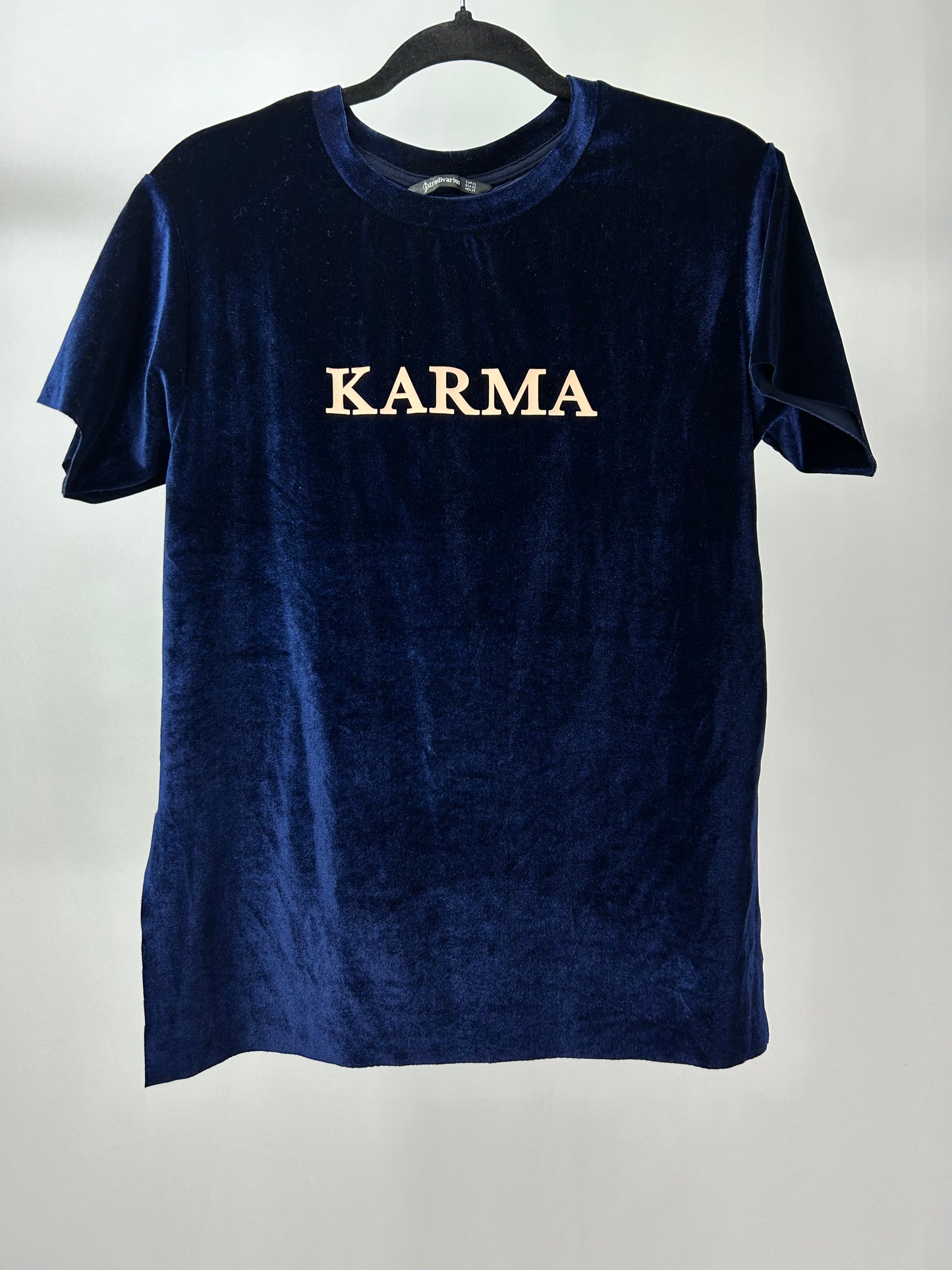 T-shirt velluto ‘Karma’ tg.S