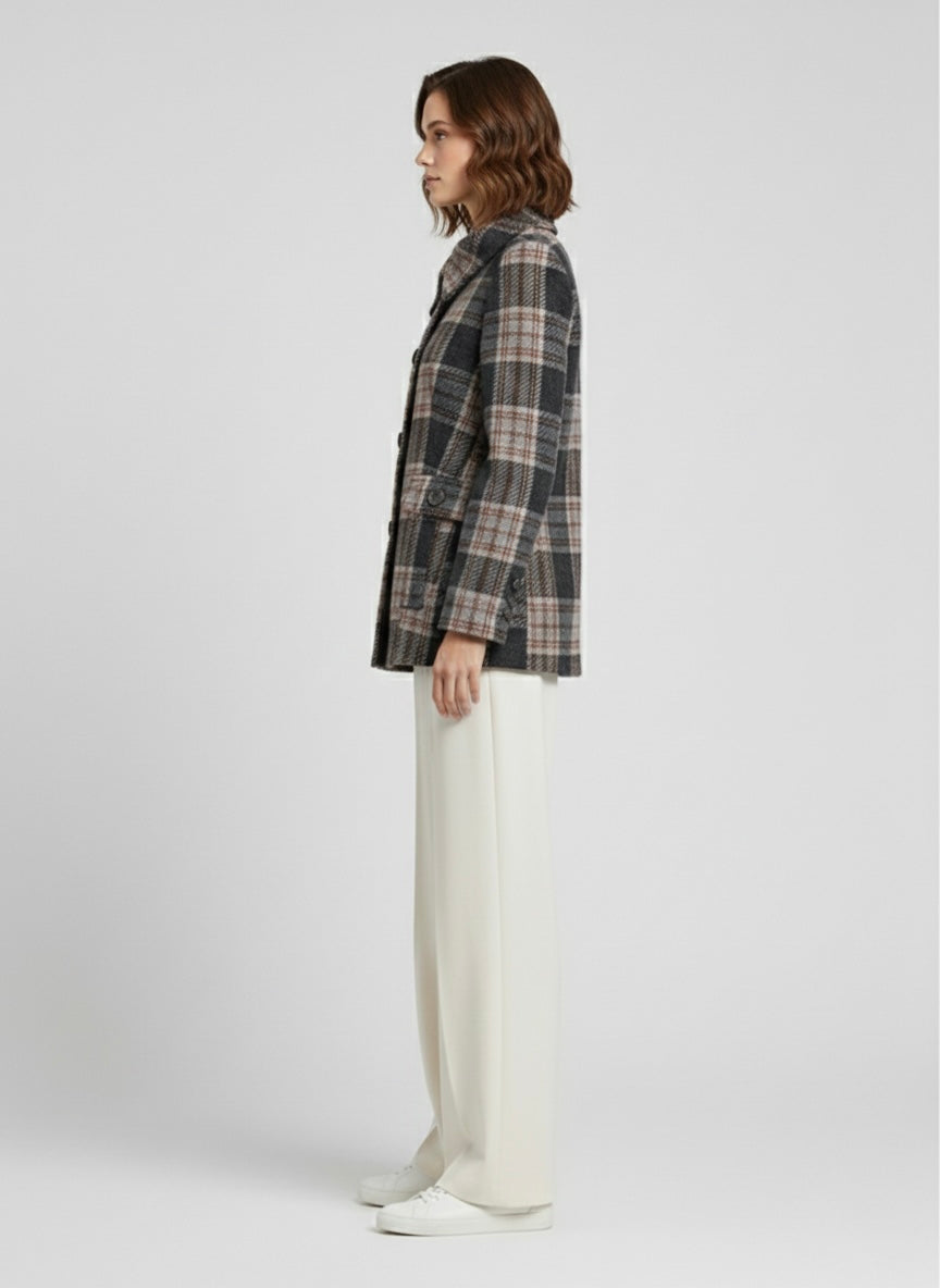 Cappotto tartan Marella