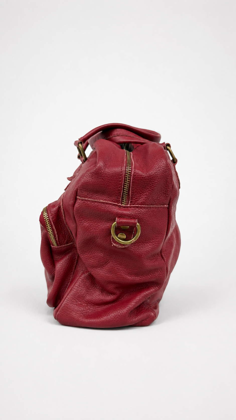 Borsa in pelle ciliegia