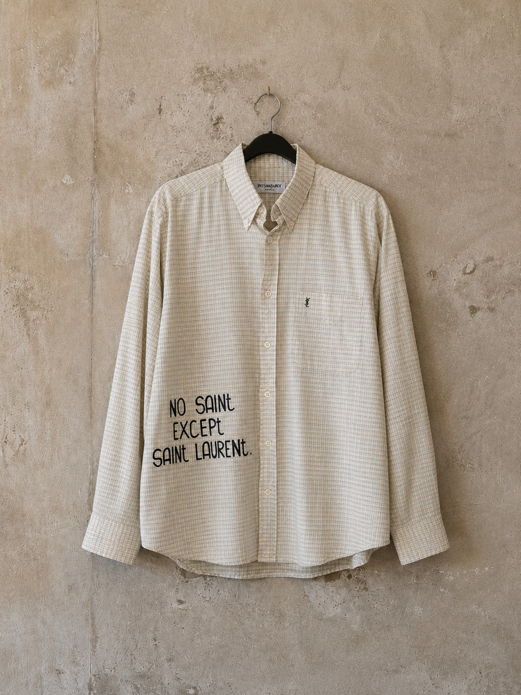 Camicia vintage ‘No Saint’ Yves Saint Laurent