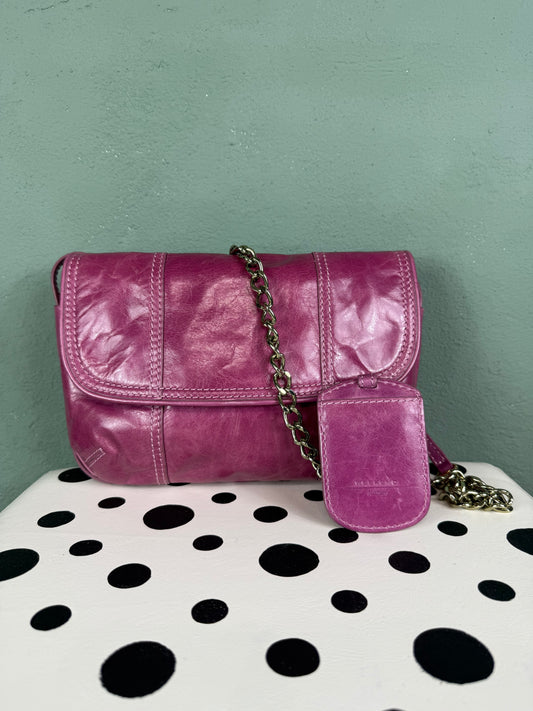 Pochette con tracolla in pelle MaxMara