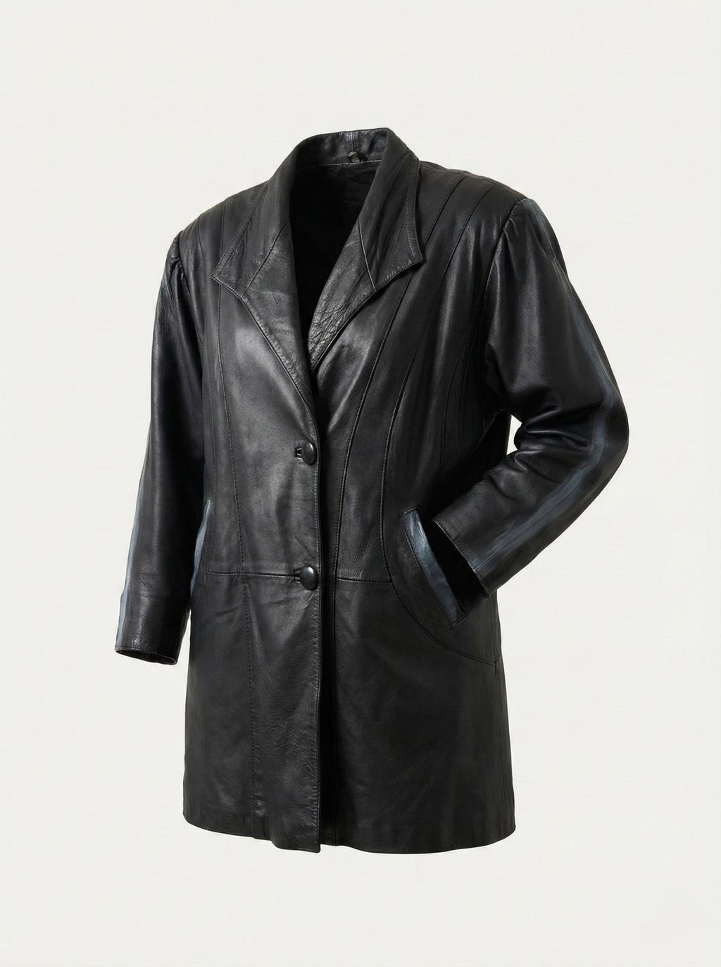 Giacca in pelle ‘Sorry mama’ handmade