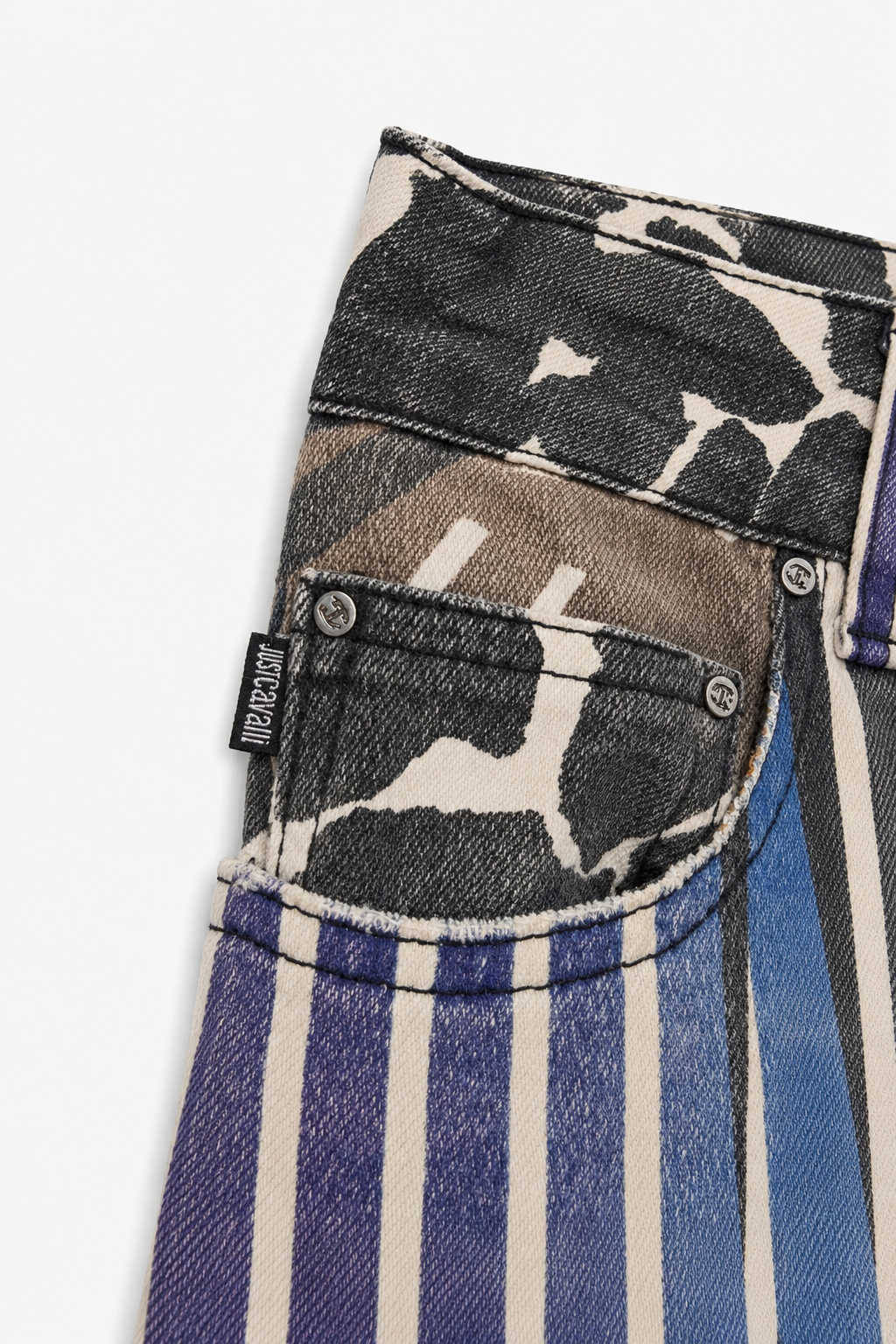 Maxigonna abstract print Just Cavalli y2k