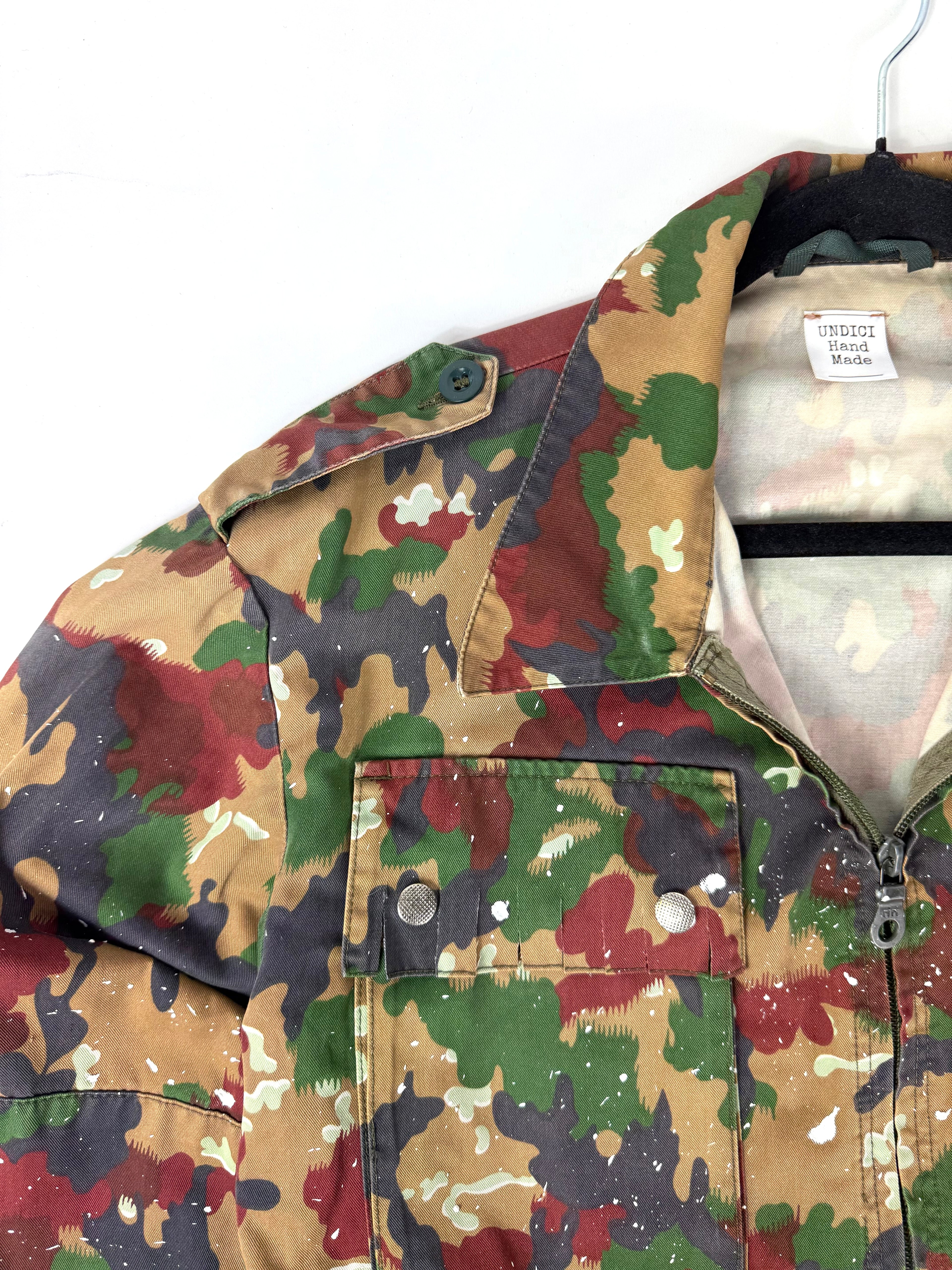 Giacca militare zip ‘Born to be wild’