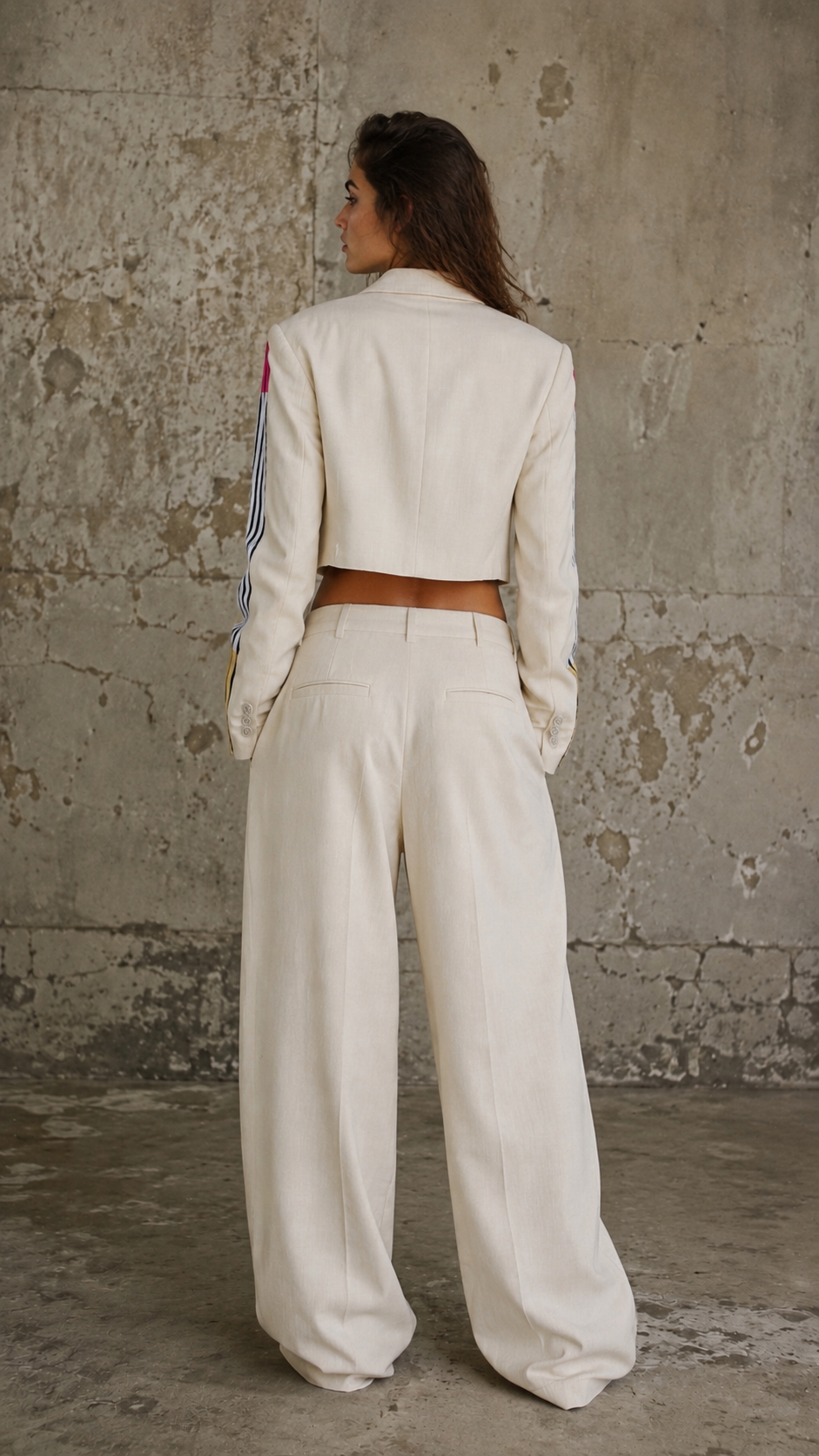 Blazer vintage crop ‘Adidas’ upcycling - reworked